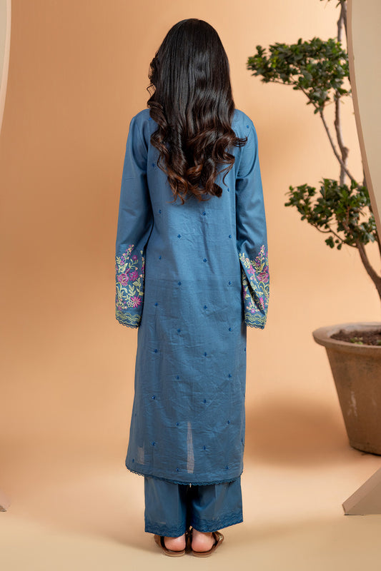 Embroidered Kurta Trouser - 2680