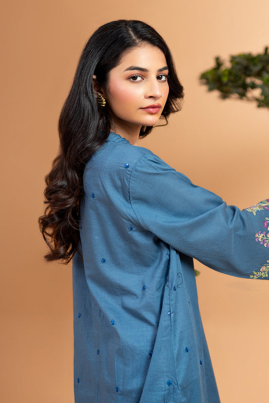 Embroidered Kurta Trouser - 2680