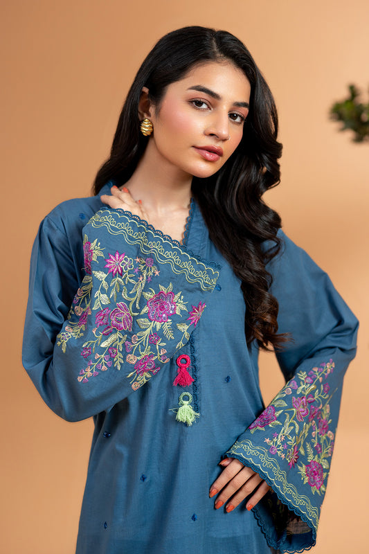 Embroidered Kurta Trouser - 2680