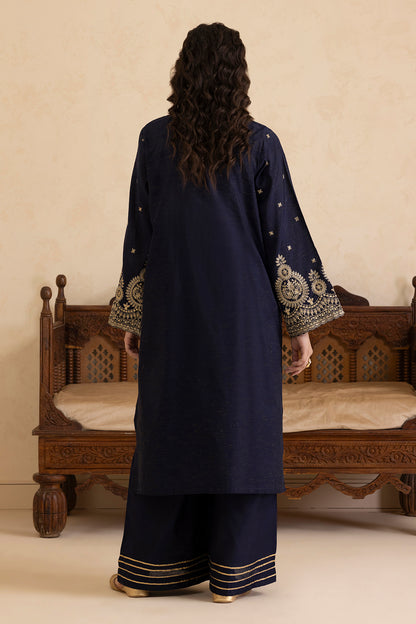 Embroidered Kurta Trouser - 2683