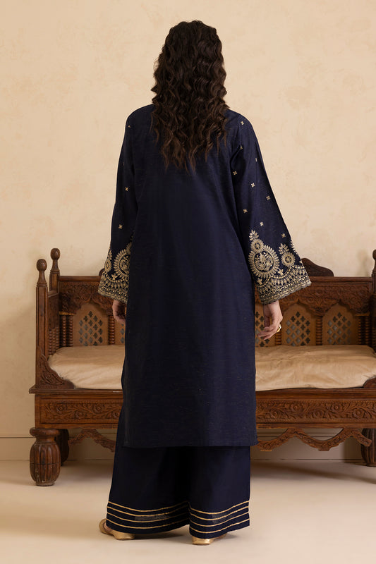 Embroidered Kurta Trouser - 2683