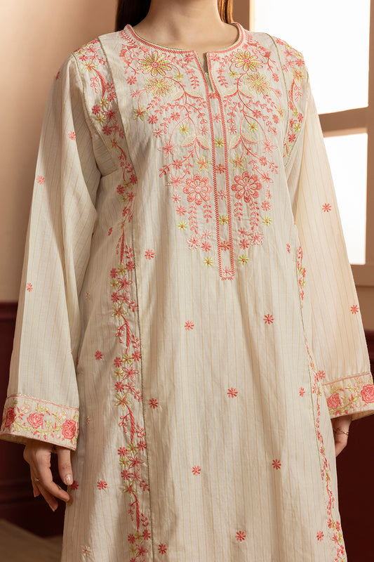 Embroidered Kurta Trouser - 2684