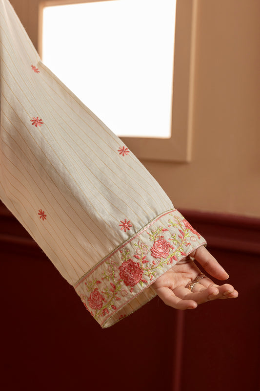 Embroidered Kurta Trouser - 2684