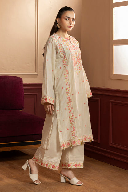 Embroidered Kurta Trouser - 2684