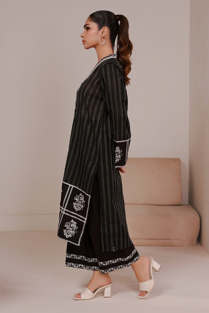 Embroidered Kurta Trouser - 2823