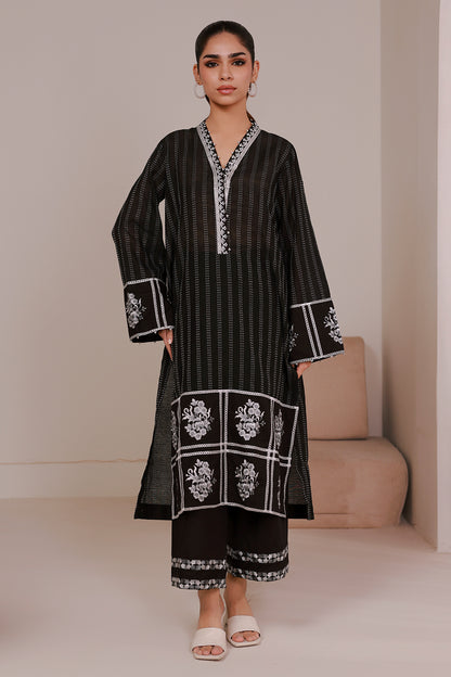 Embroidered Kurta Trouser - 2823