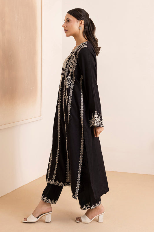 Embroidered Kurta Trouser - 2825