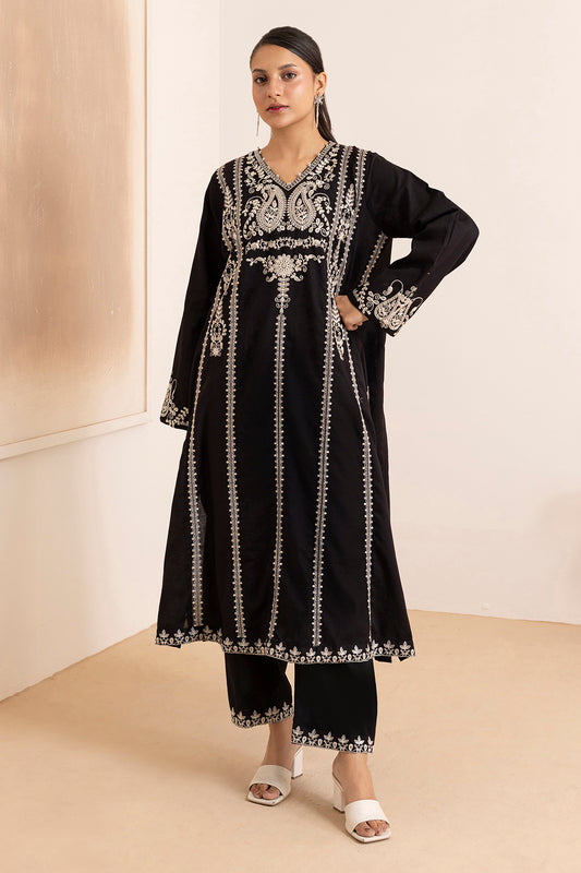 Embroidered Kurta Trouser - 2825