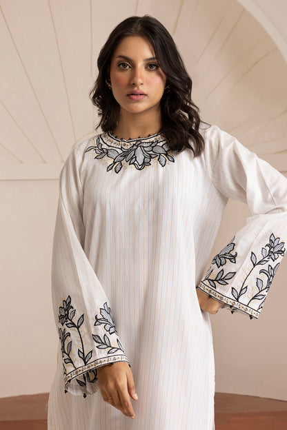 Embroidered Kurta Trouser - 2826