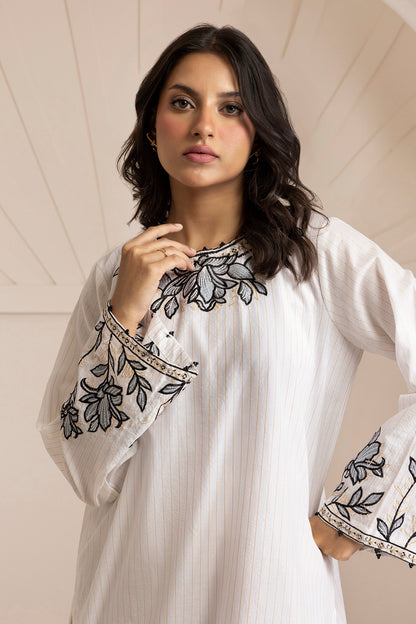 Embroidered Kurta Trouser - 2826