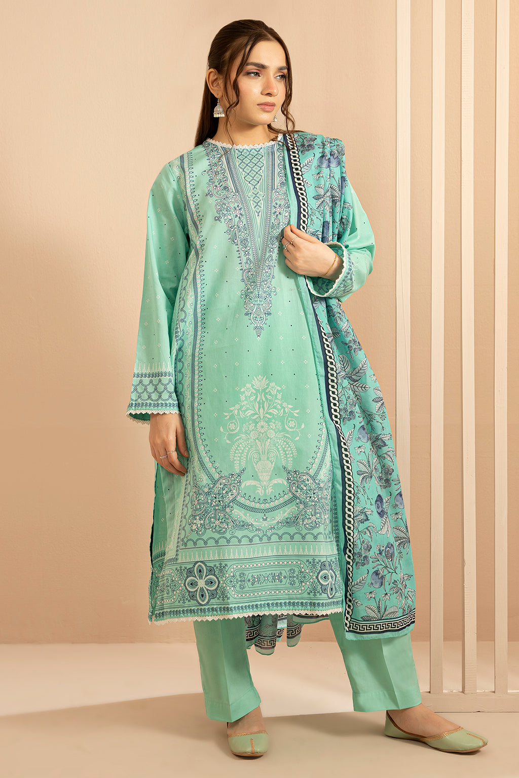 Kurta Dupatta Trouser - 1450
