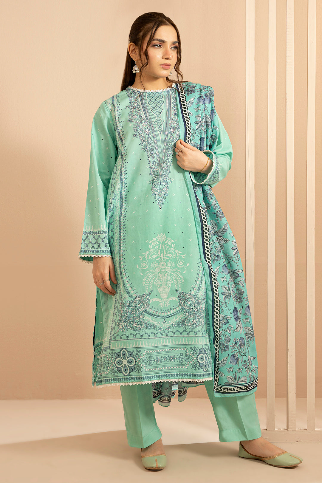 Kurta Dupatta Trouser - 1450