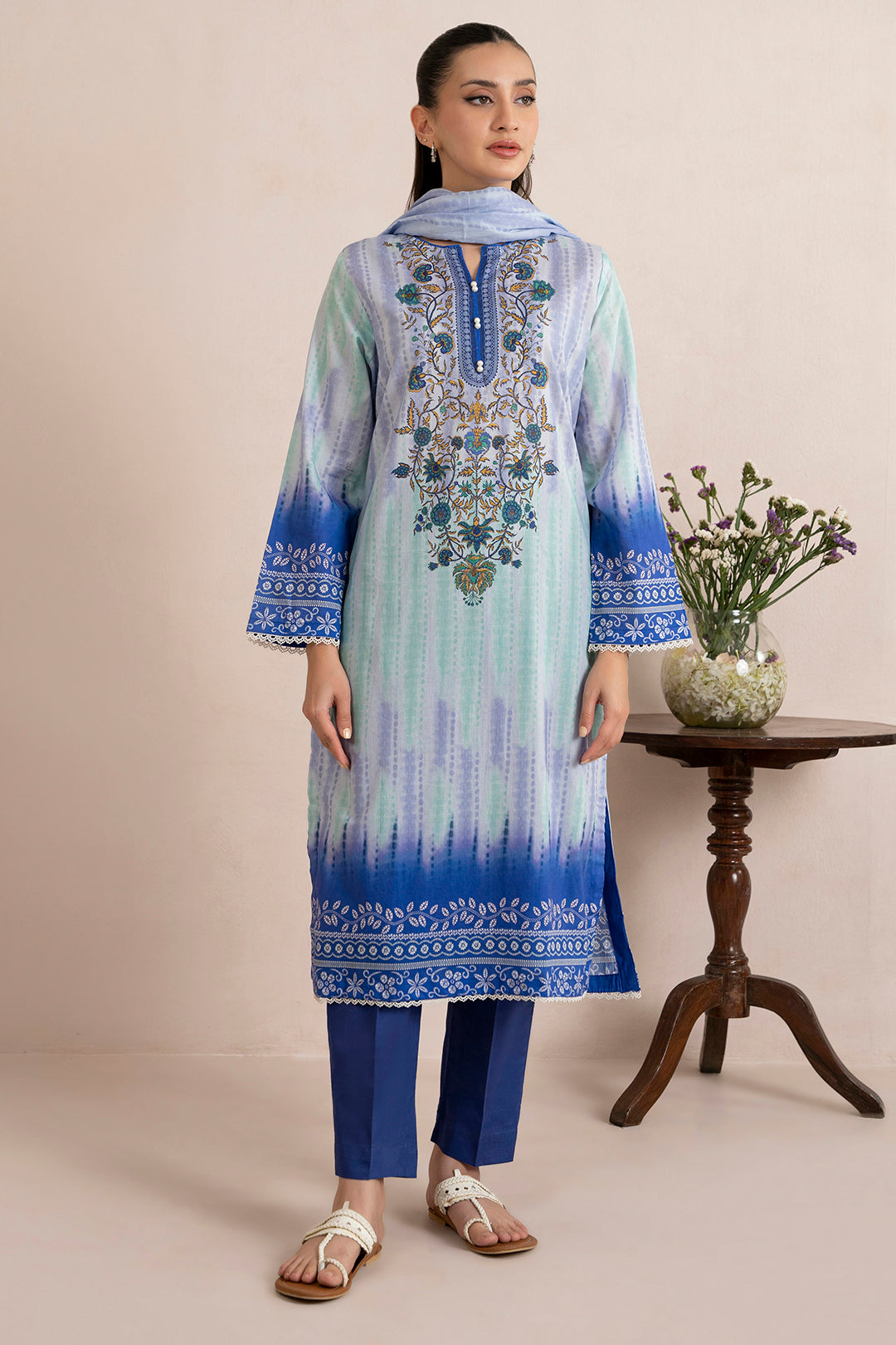 Kurta Dupatta Trouser - 1453