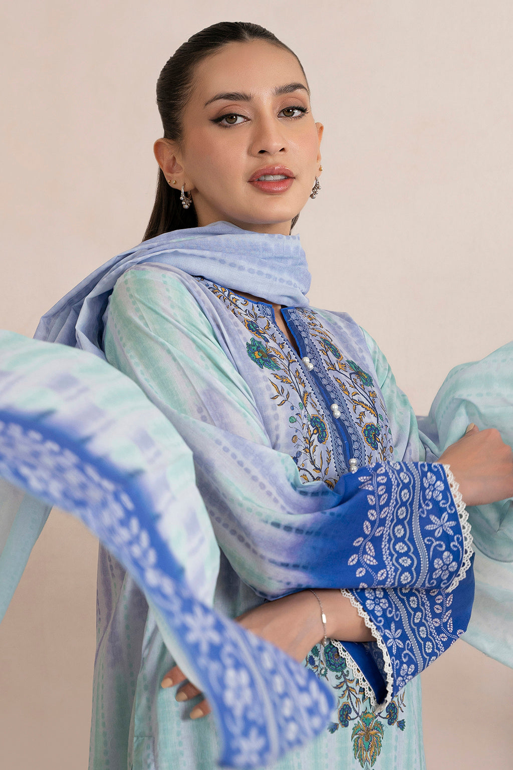 Kurta Dupatta Trouser - 1453