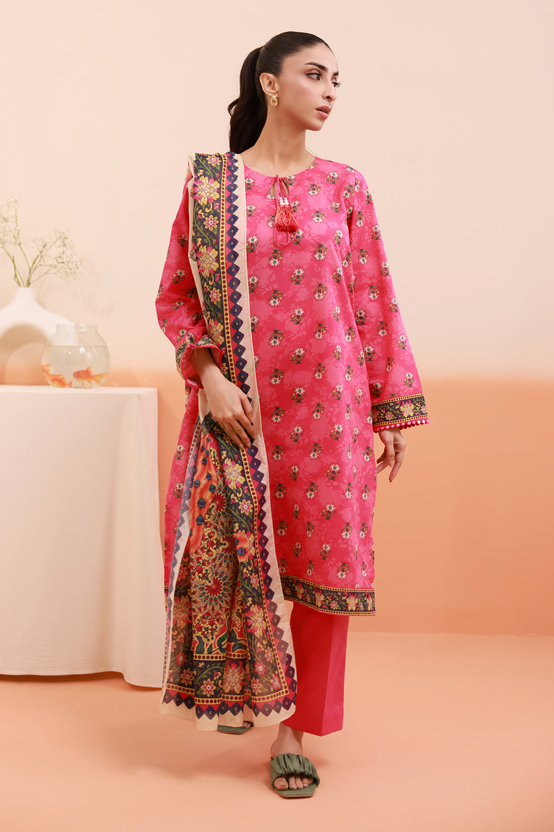 Kurta Dupatta Trouser - 1454