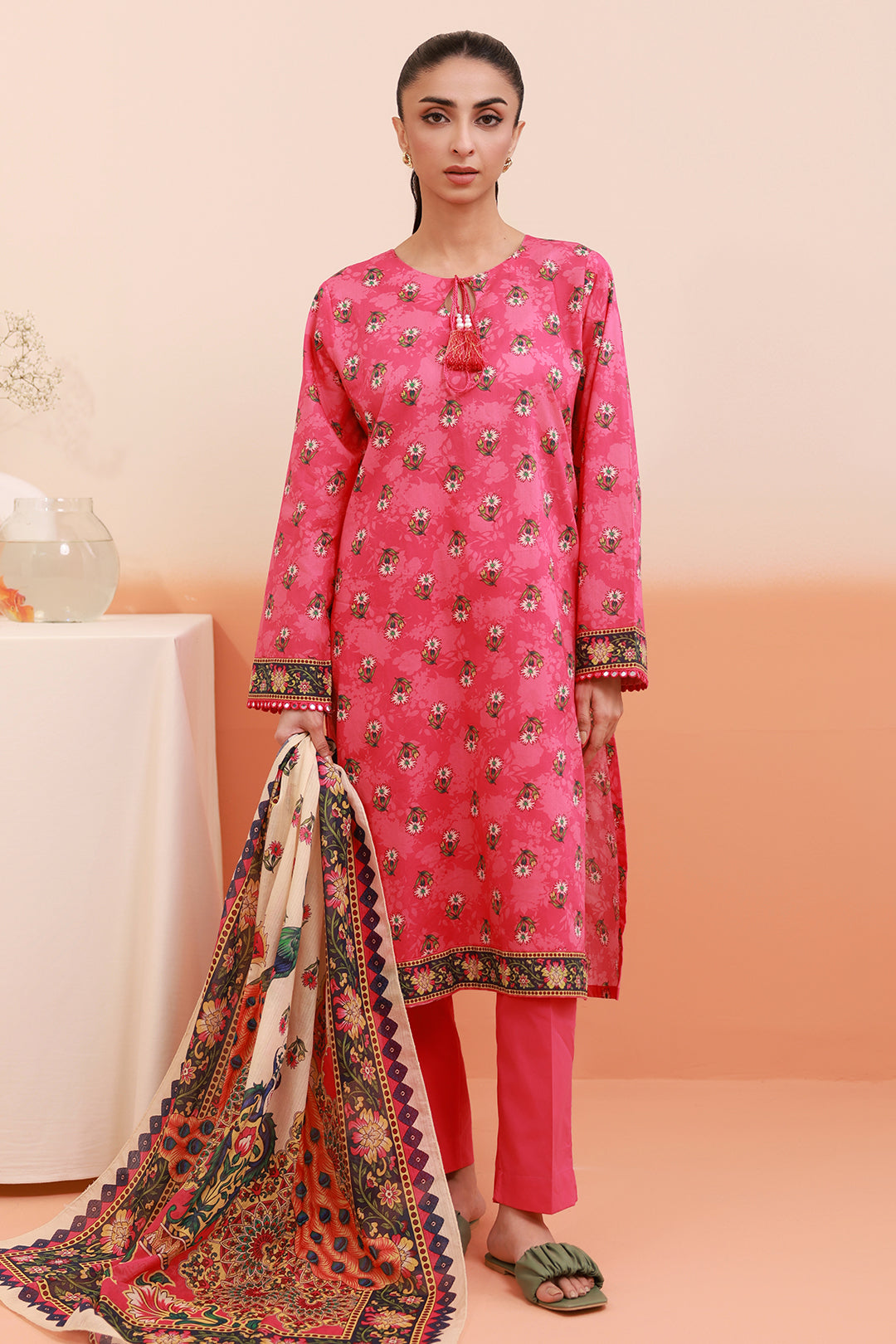 Kurta Dupatta Trouser - 1454