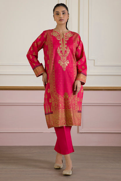 Embroidered Kurta Trouser - 1456