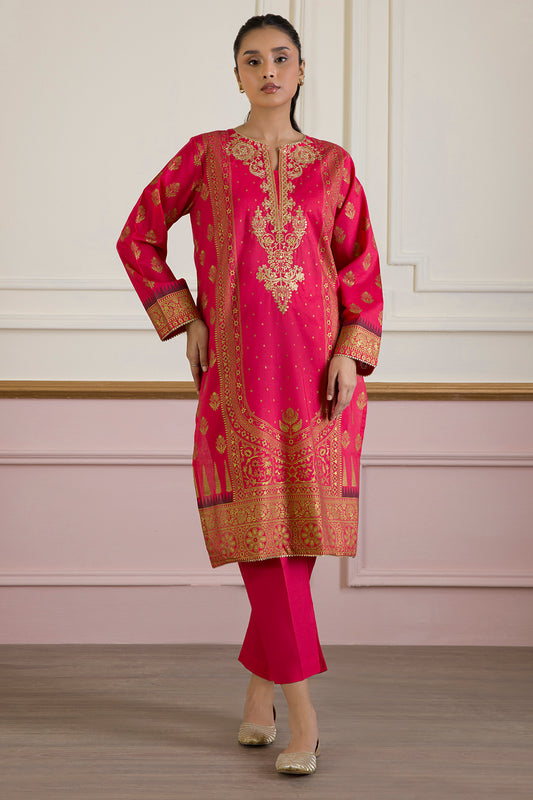 Embroidered Kurta Trouser - 1456
