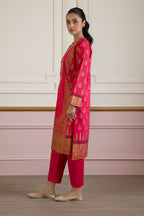Embroidered Kurta Dupatta Trouser - 1456