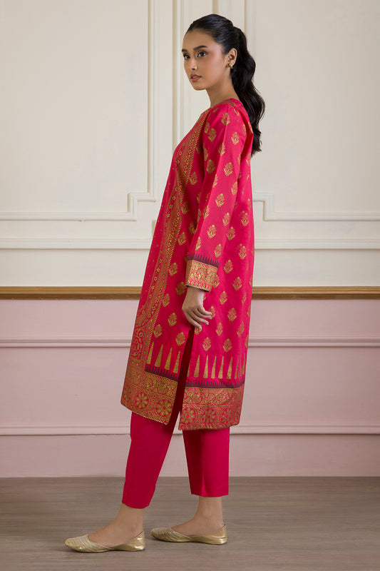 Embroidered Kurta Trouser - 1456