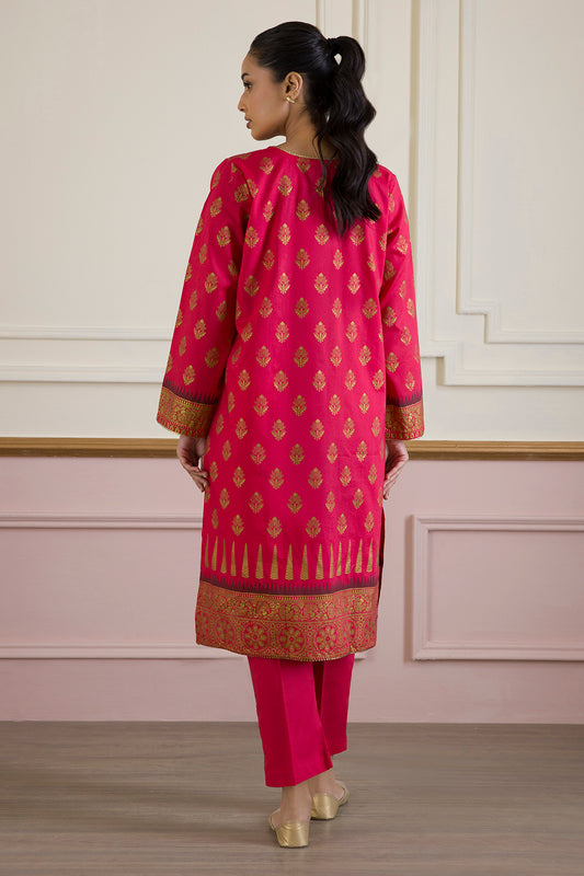 Embroidered Kurta Trouser - 1456
