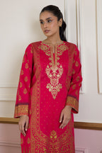 Embroidered Kurta Dupatta Trouser - 1456