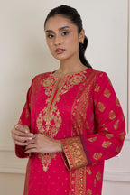 Embroidered Kurta Trouser - 1456