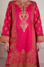 Embroidered Kurta Dupatta Trouser - 1456