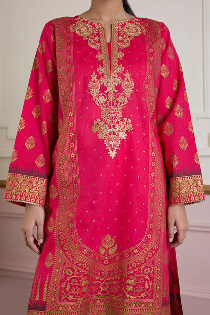 Embroidered Kurta Trouser - 1456