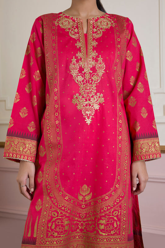 Embroidered Kurta Trouser - 1456