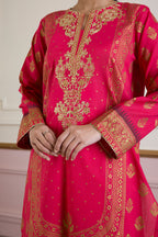 Embroidered Kurta Dupatta Trouser - 1456