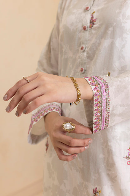 Embroidered Kurta Dupatta Trouser - 1457