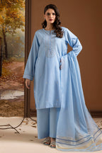 Embroidered Kurta Dupatta Trouser - 1491