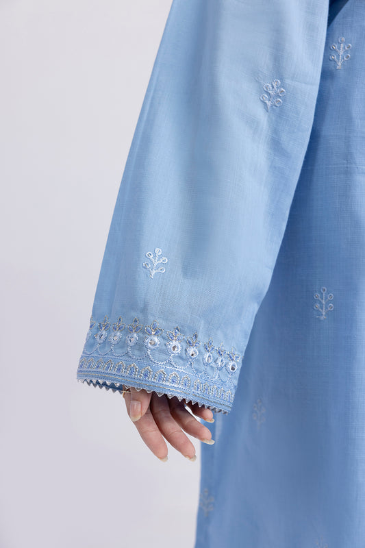 Embroidered Kurta Dupatta Trouser - 1491