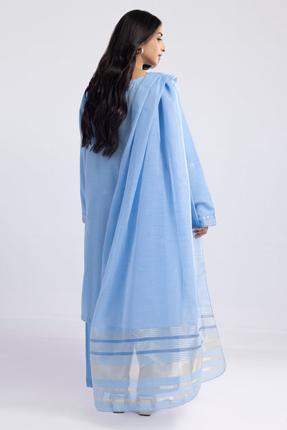 Embroidered Kurta Dupatta Trouser - 1491