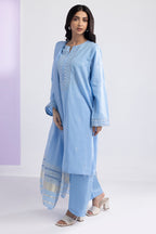 Embroidered Kurta Dupatta Trouser - 1491