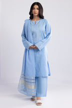 Embroidered Kurta Dupatta Trouser - 1491
