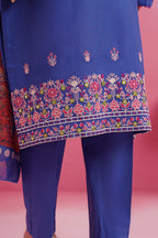 Embroidered Kurta Dupatta Trouser - 1492