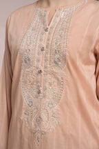 Embroidered Kurta Dupatta Trouser - 1494