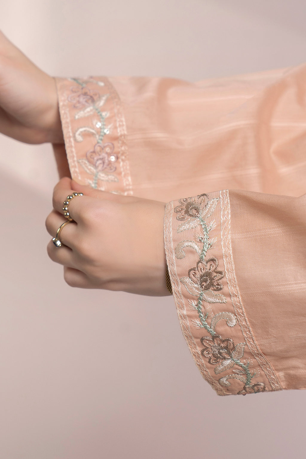 Embroidered Kurta Dupatta Trouser - 1494