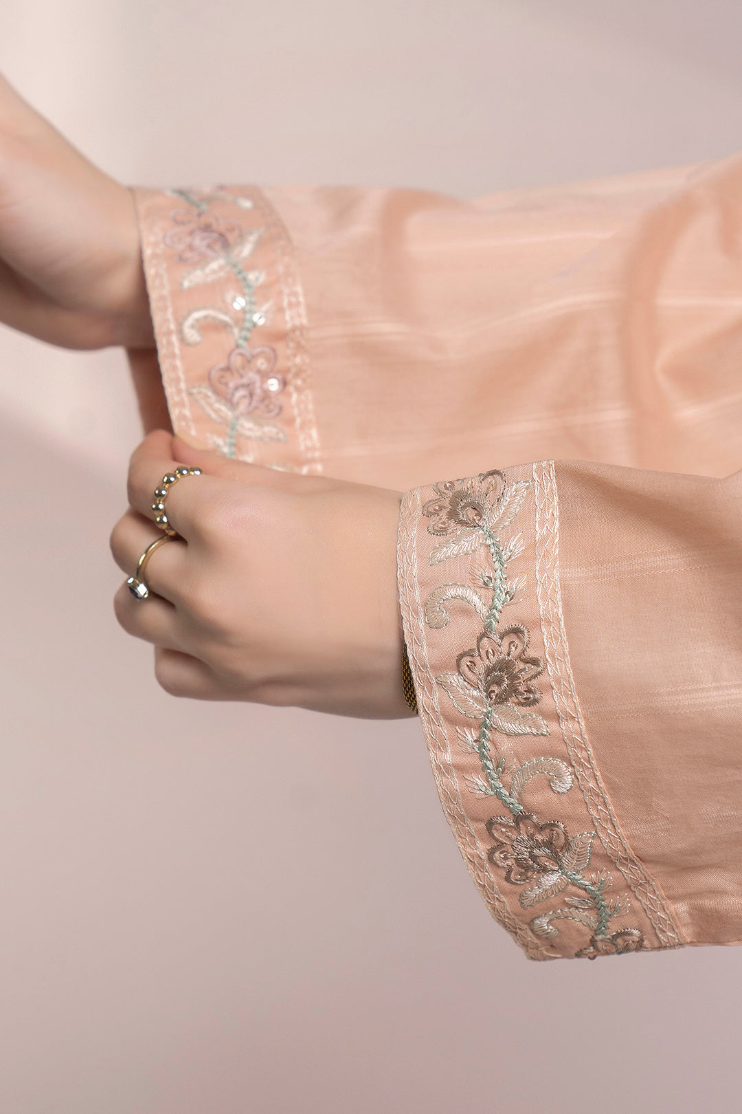 Embroidered Kurta Dupatta Trouser - 1494