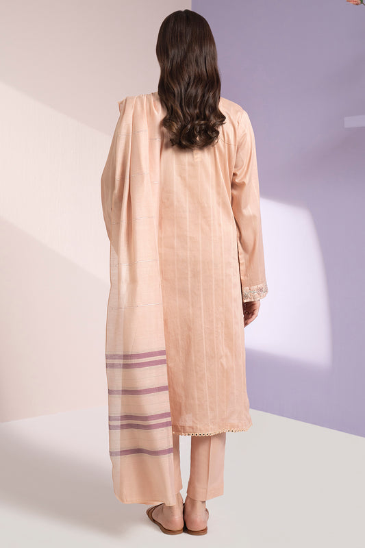 Embroidered Kurta Dupatta Trouser - 1494