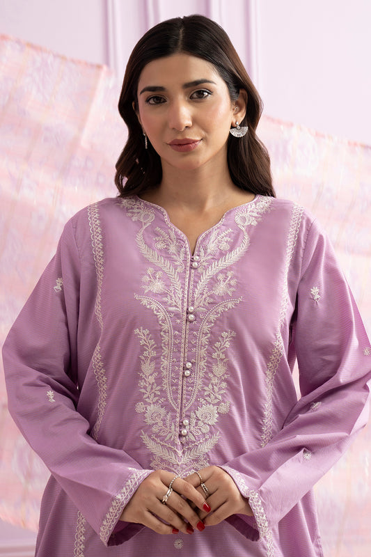 Embroidered Kurta Dupatta Trouser - 1495