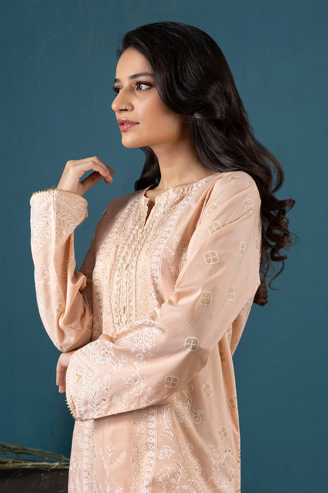 Embroidered Kurta Dupatta Trouser - 1521