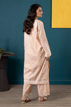 Embroidered Kurta Dupatta Trouser - 1521