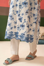 Embroidered Kurta Dupatta Trouser - 1522