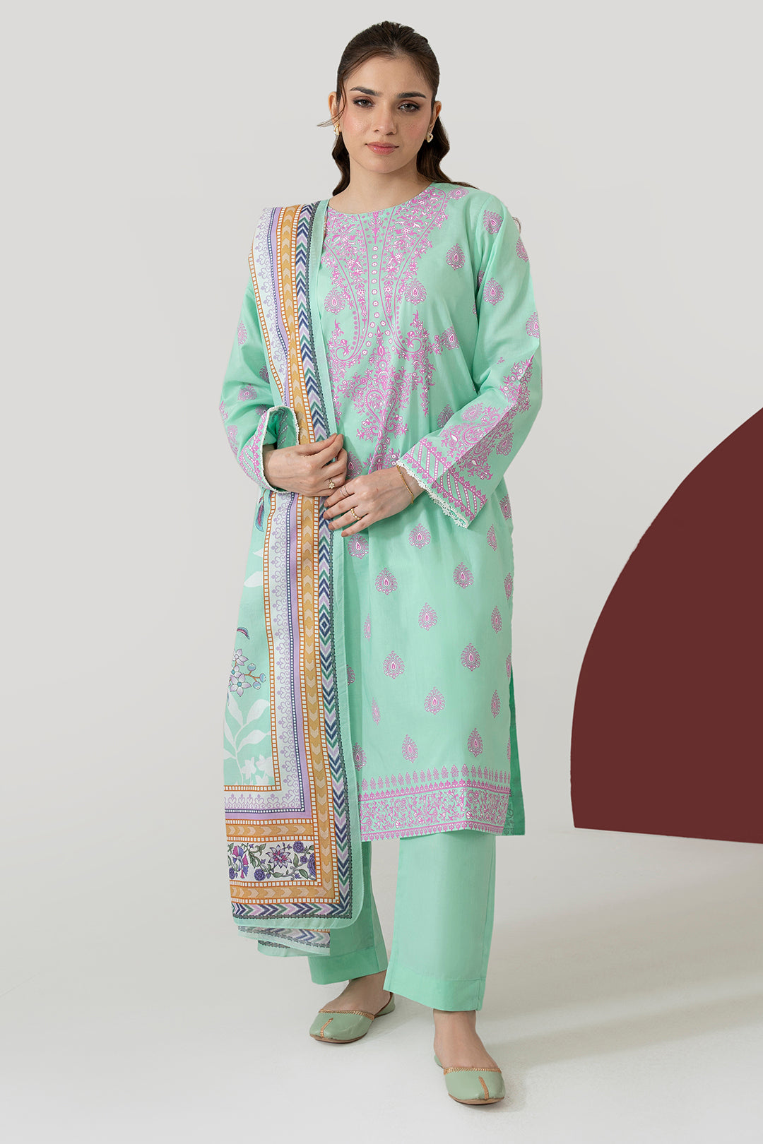 Kurta Dupatta Trouser - 1573
