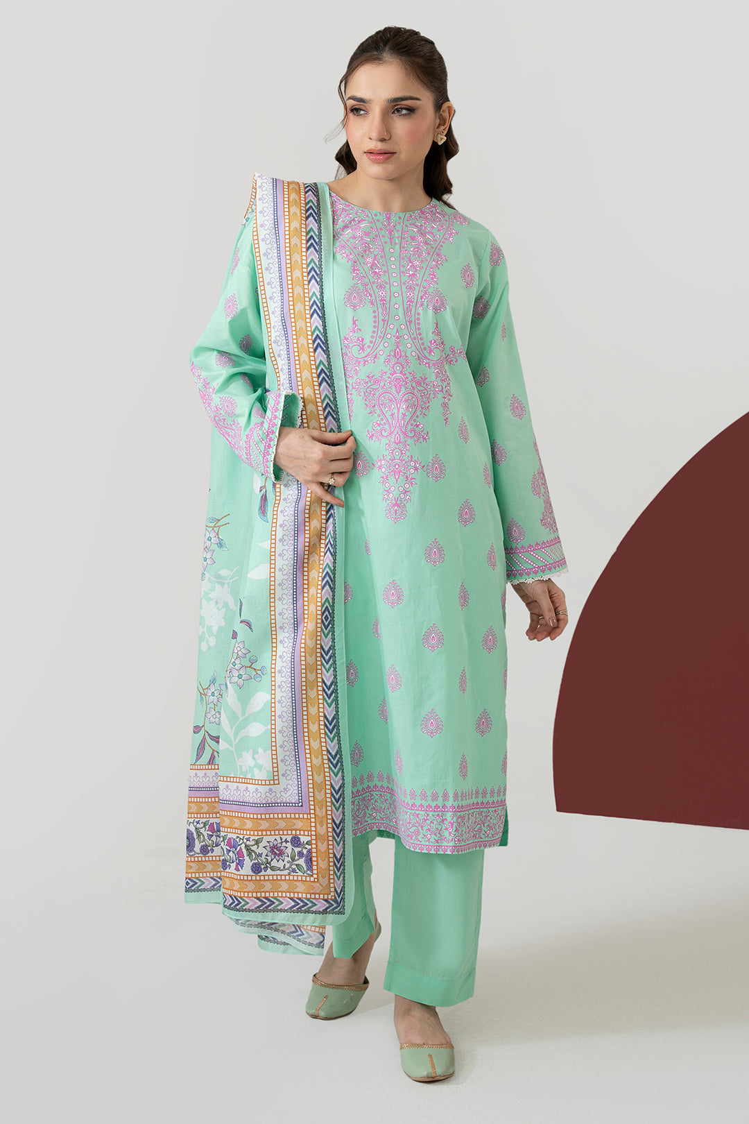 Kurta Dupatta Trouser - 1573