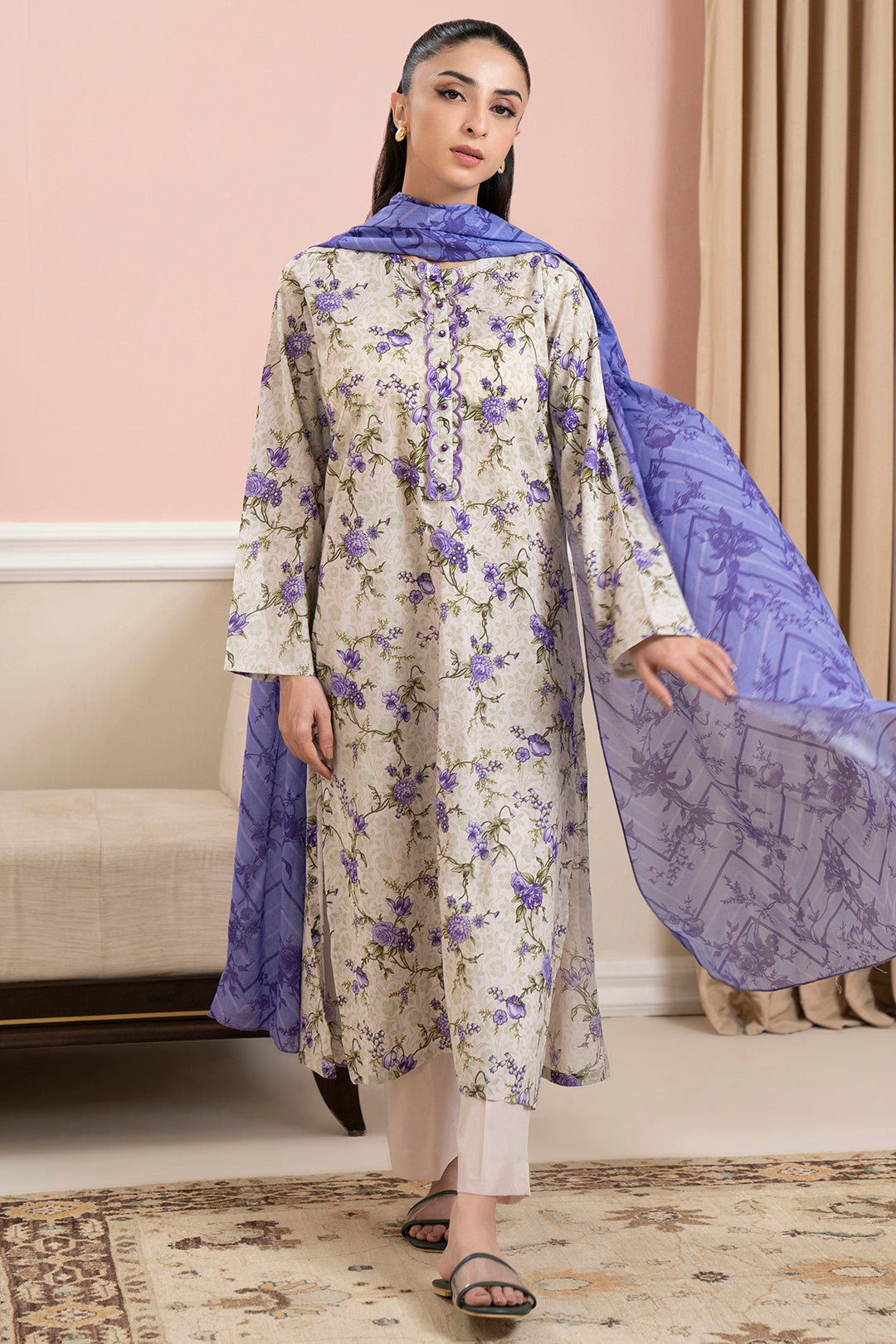 Kurta Dupatta Trouser - 1578