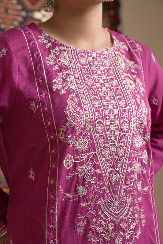 Embroidered Kurta Dupatta Trouser - 1579
